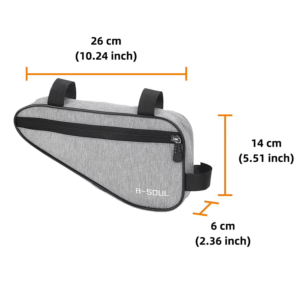 Motorcycle Side Bags Waterproof EVA Hard Shell Electric Bike Hanging Bag Mountain Bike Triangle Pouch Bag Motorcycle Saddle Bag