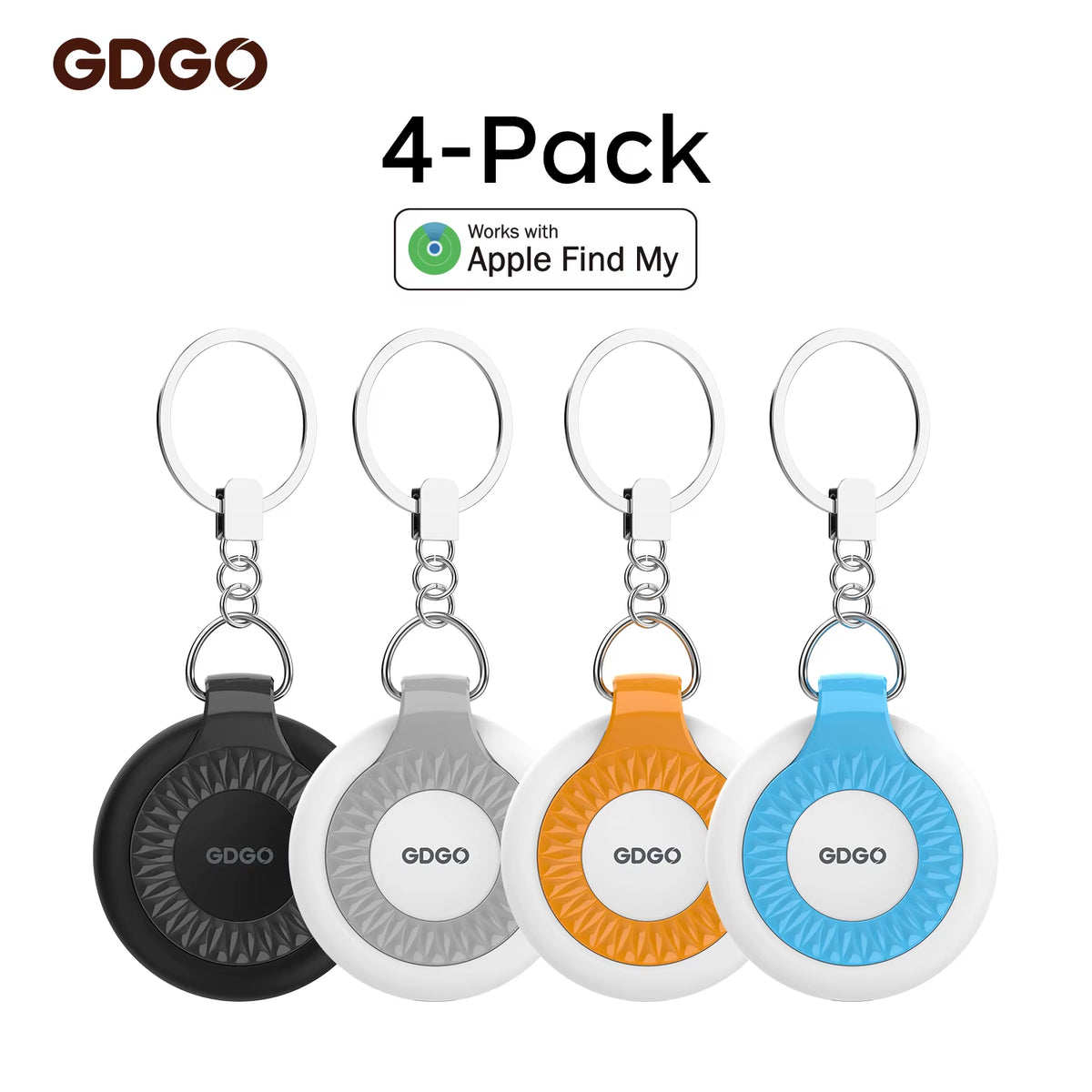 Bluetooth Tracker for Apple Devices anti Lost Key Finder for Keys, Bags, Bikes (Mfi Certified) Airtag Apple Find My