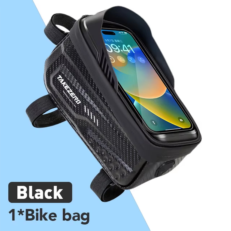 Bicycle Bag Waterproof Touch Screen Cycling Bag Top Front Tube Frame MTB Road Bike Bag Phone Case Bike Accessories