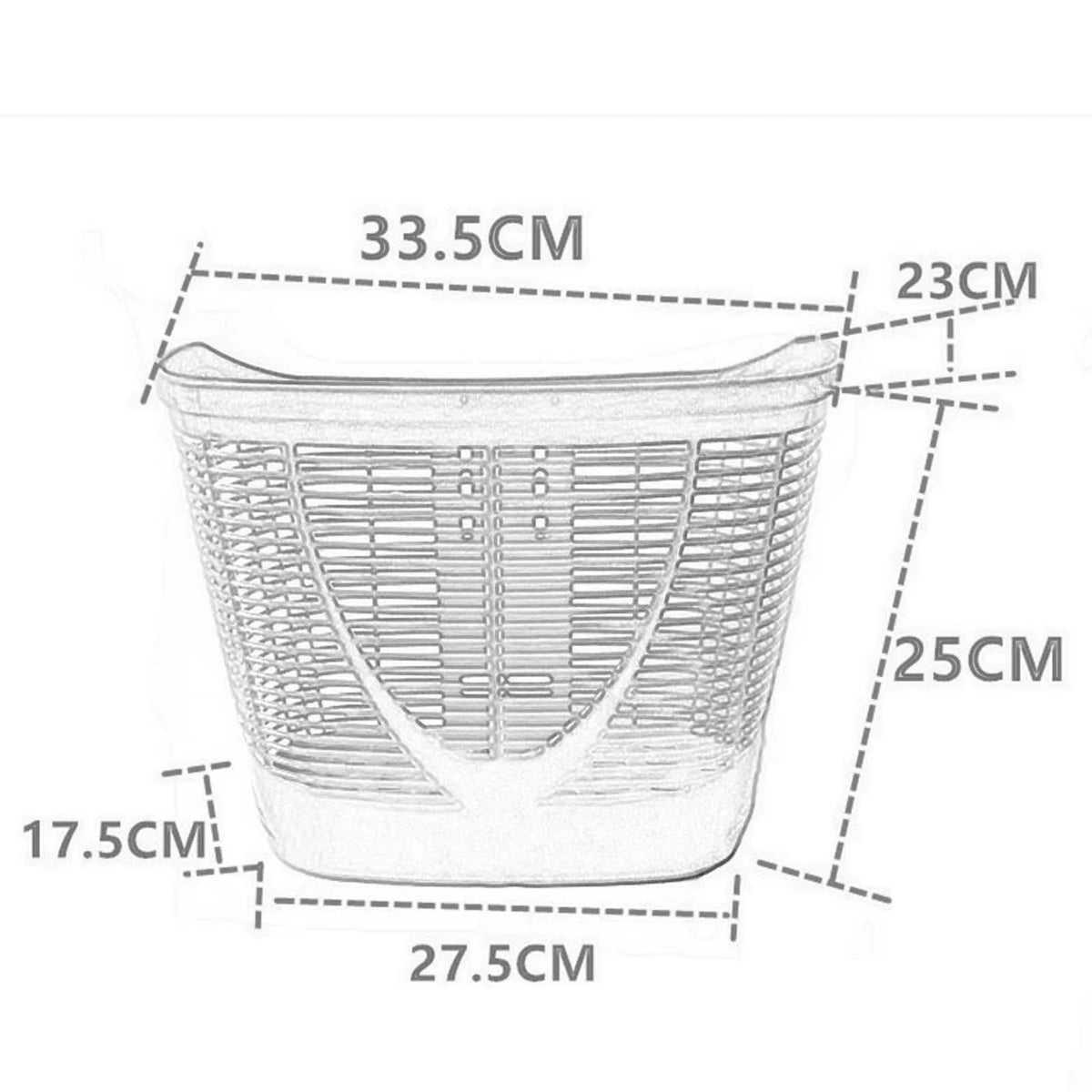 Bike Front Basket Holder Retro Design Multifunction Carrier Cycling Basket For