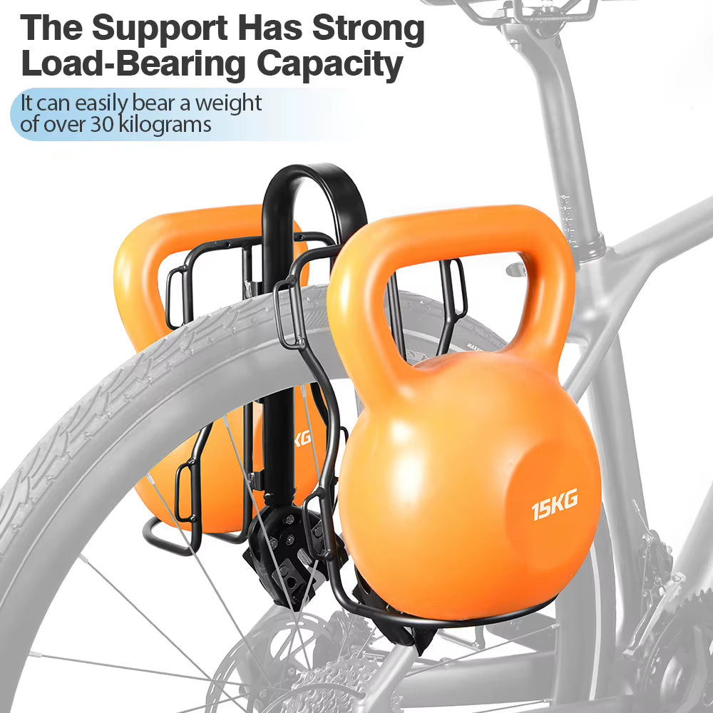 Waterproof Bicycle Front Fork Bag Portable Bike Bag Bikepacking Luggage Bag Bicycle Rear Shelf Bicycle Luggage Carrier