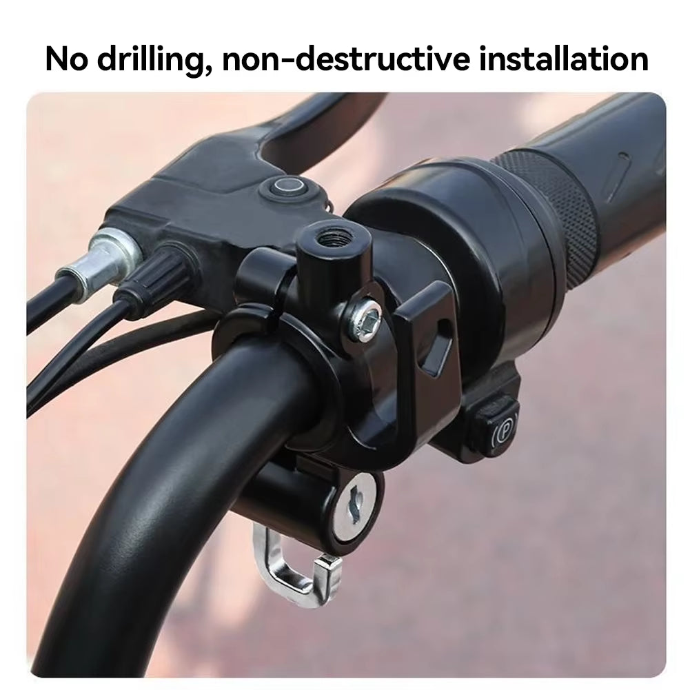 Anti-Theft Lock Electric Bottle Car Safety Helmet Motorcycle Cap Fixed Hook Lock Adjustable Aluminum Alloy Headgear