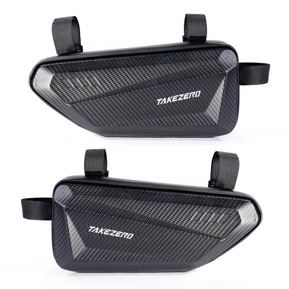 Motorcycle Side Bags Waterproof EVA Hard Shell Electric Bike Hanging Bag Mountain Bike Triangle Pouch Bag Motorcycle Saddle Bag