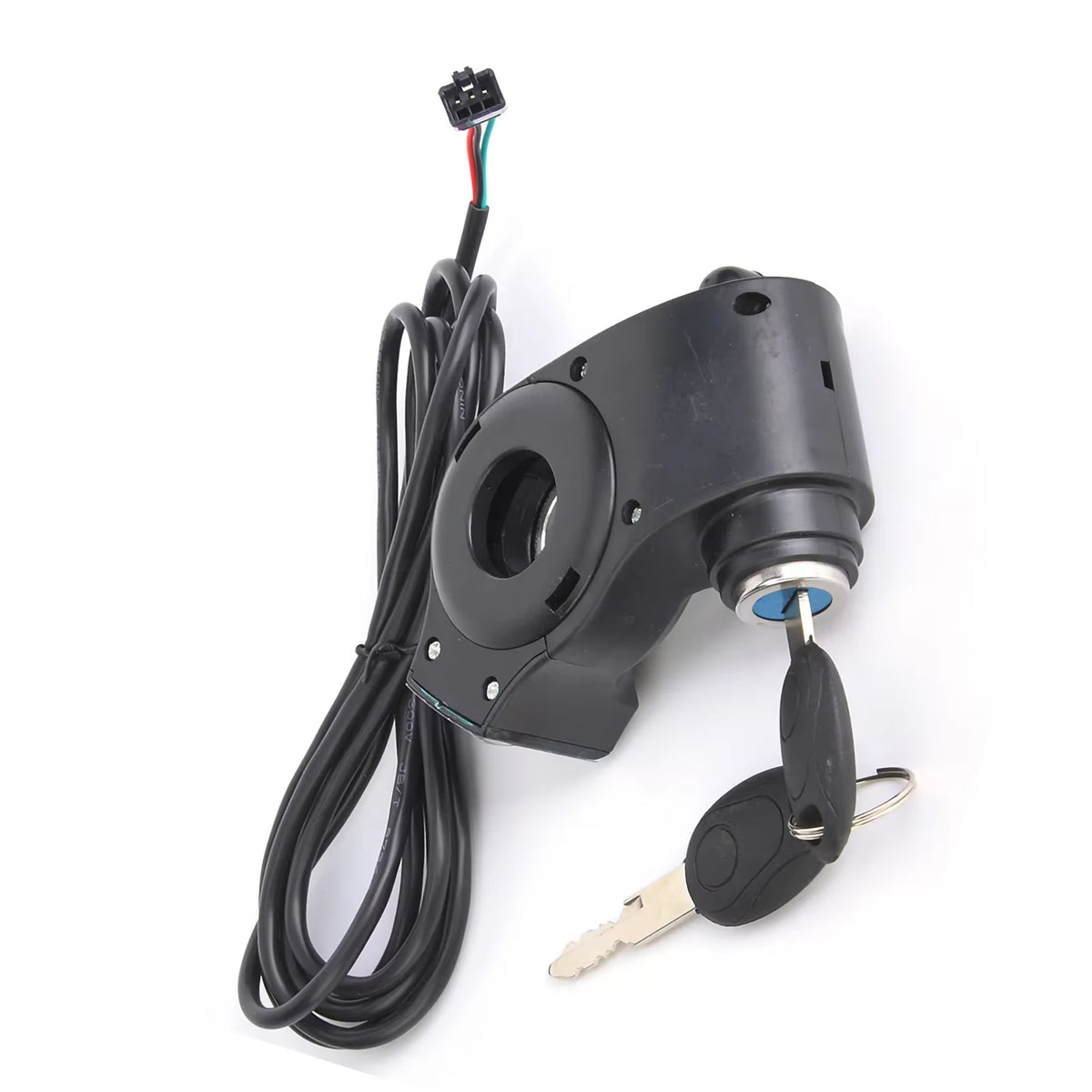 E-Bike Throttle Digital Battery Voltage Display Switch Power with Key Lock E-Bike Voltage Display E-Bike Battery Display