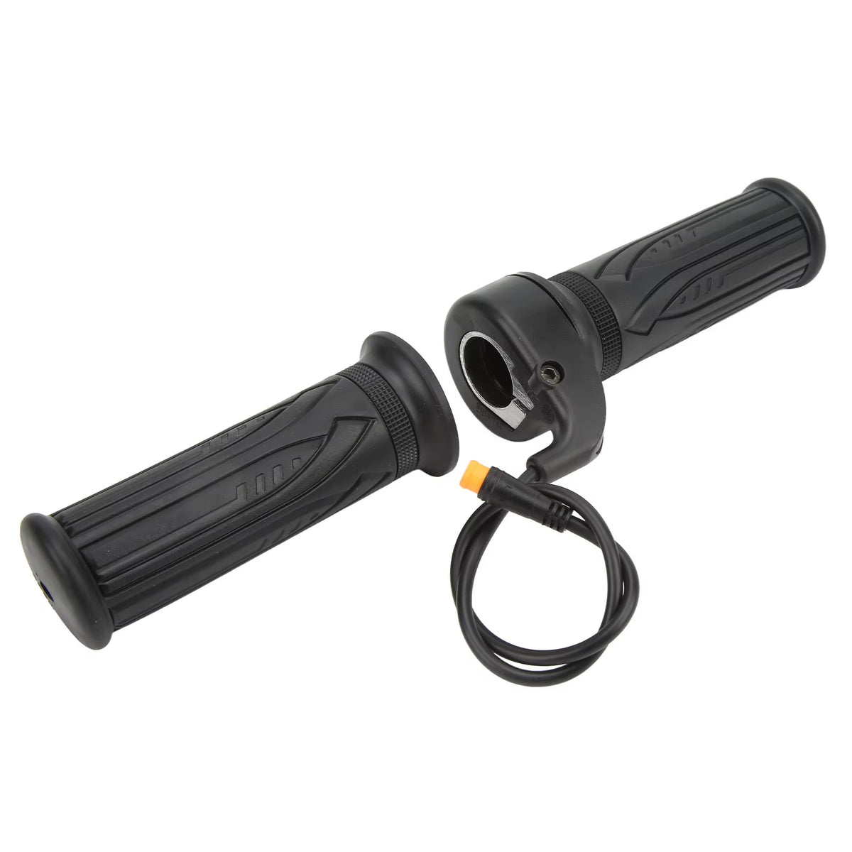 Electric Bike Throttle with 3 Pin Waterproof Connector 20X Scooter Speed Throttle Handle 12V to 72V for 22.2Mm Handlebar