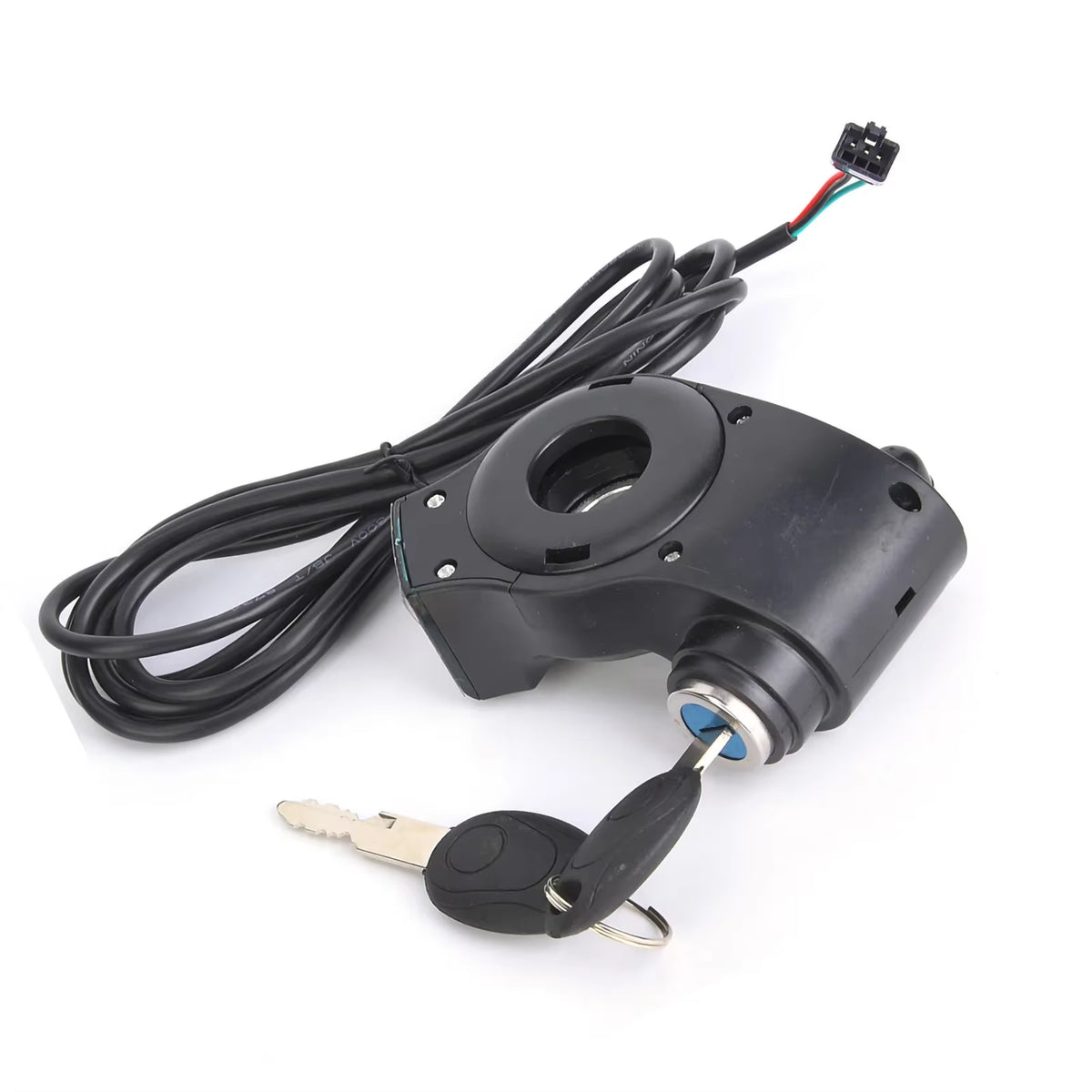 E-Bike Throttle Digital Battery Voltage Display Switch Power with Key Lock E-Bike Voltage Display E-Bike Battery Display