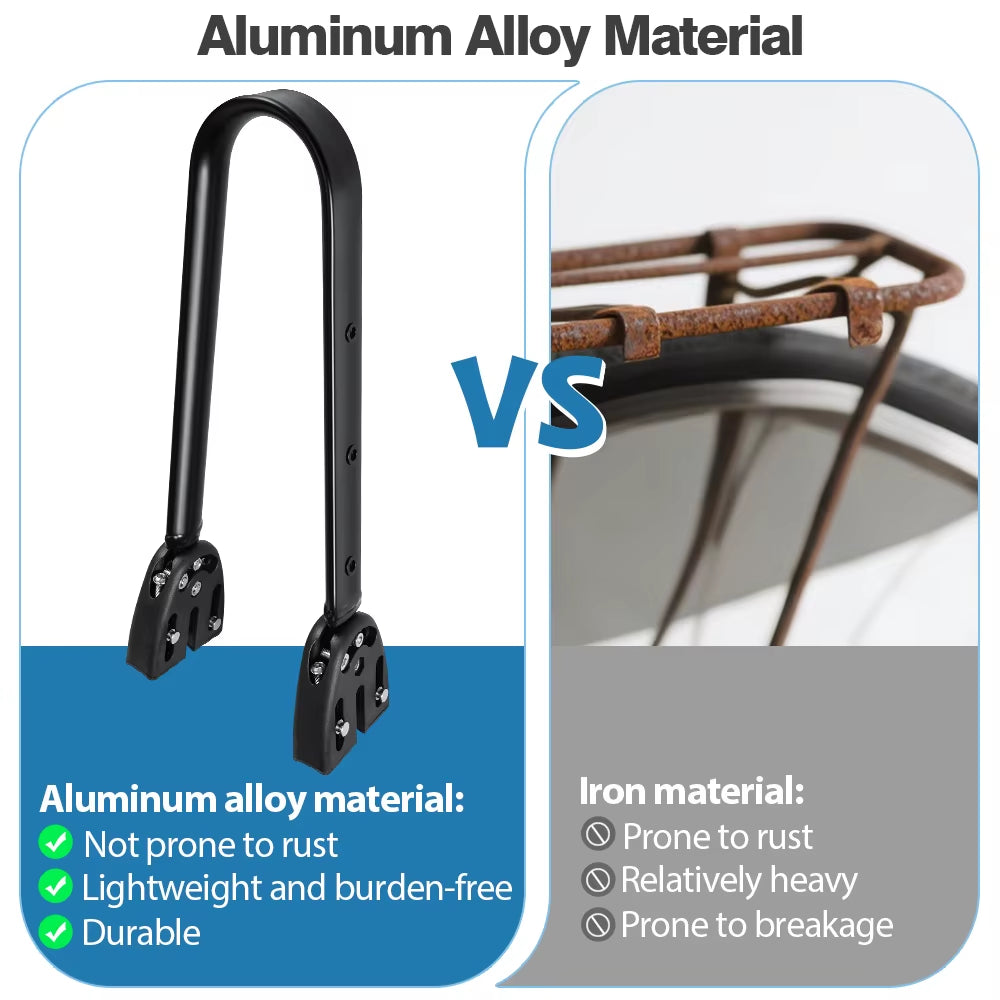Waterproof Bicycle Front Fork Bag Portable Bike Bag Bikepacking Luggage Bag Bicycle Rear Shelf Bicycle Luggage Carrier