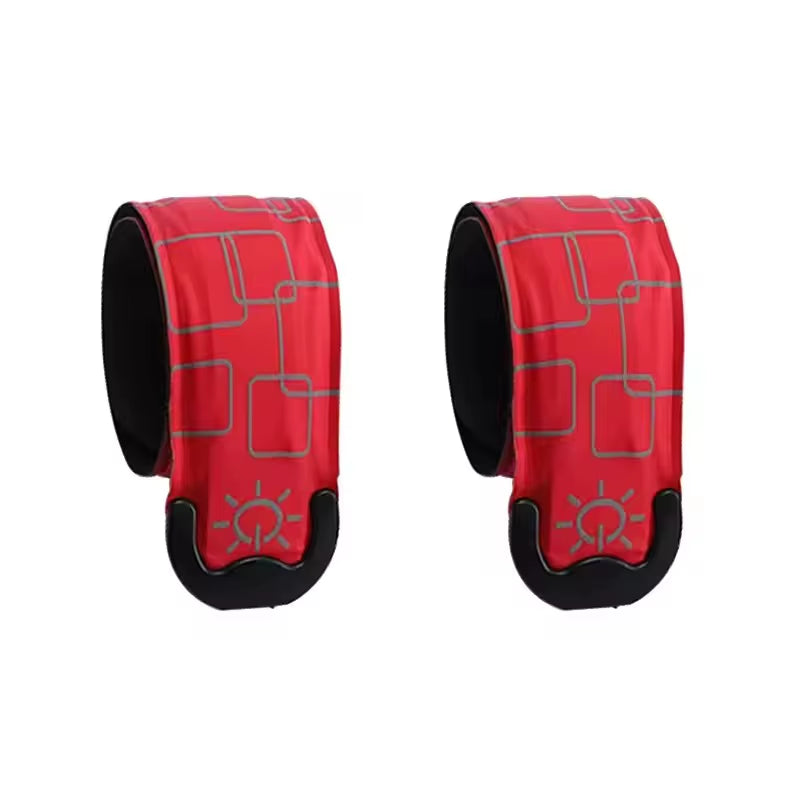 Outdoor Night Running Armband USB Rechargeable LED Light Sports Safety Belt Arm Leg Warning Wristband Cycling Bike Bicycle Light