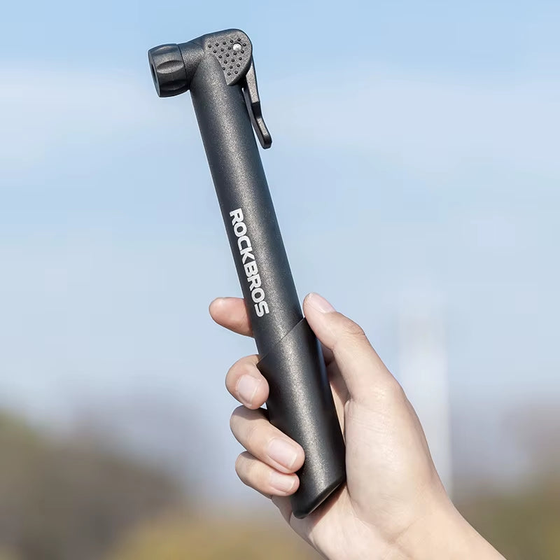 Bike Pump 80PSI Schrader Presta Valve Bicyle Pump MTB Road Mini Portable Air Inflator Nylon Cycling Pump Accessories