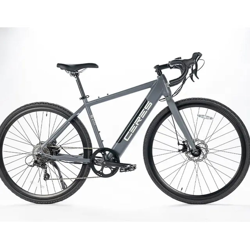Ceres Egravel 700C Alloy Ebike with Durable Frame & Reliable Components - 9-Speed, 36V 250W Motor, 55+ Miles Range, ISO 4210/EN 15194/UL 2849 Certified