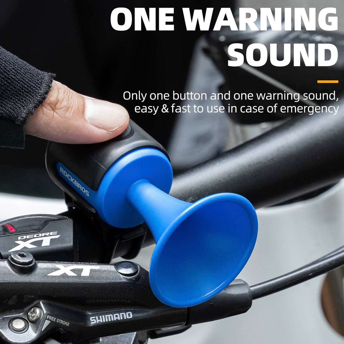 Bike Bell Electric Bike Horn Waterproof 120Db