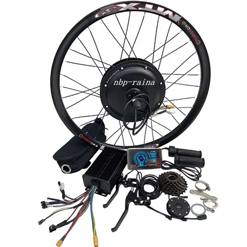 48/52/60/72V2000W 45A Sine Wave Controller UKC1/SW900 Ebike Bike Bicycle Hub Motor 135Mm Part Conversion Kit 26"27.5"29" MTX39