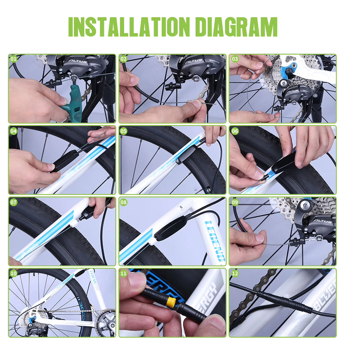 Gear Shift Sensor Metal Shell E-Bike Parts for Bafang Mid Drive Motor BBS01 BBS02 BBSHD Electric Bicycle Conversion Accessories