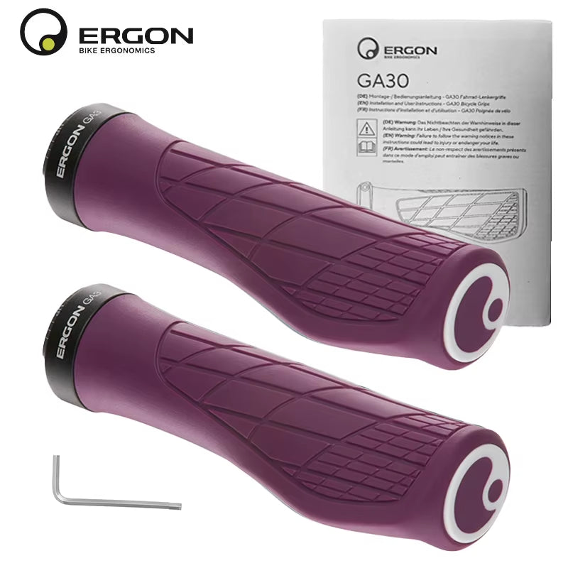 Ergon GA3 L Size Ergonomic All-Mountain Bike Grips Comfort & Wrist Support for MTB Non-Slip Mountain Road Bike Handle Accessorie