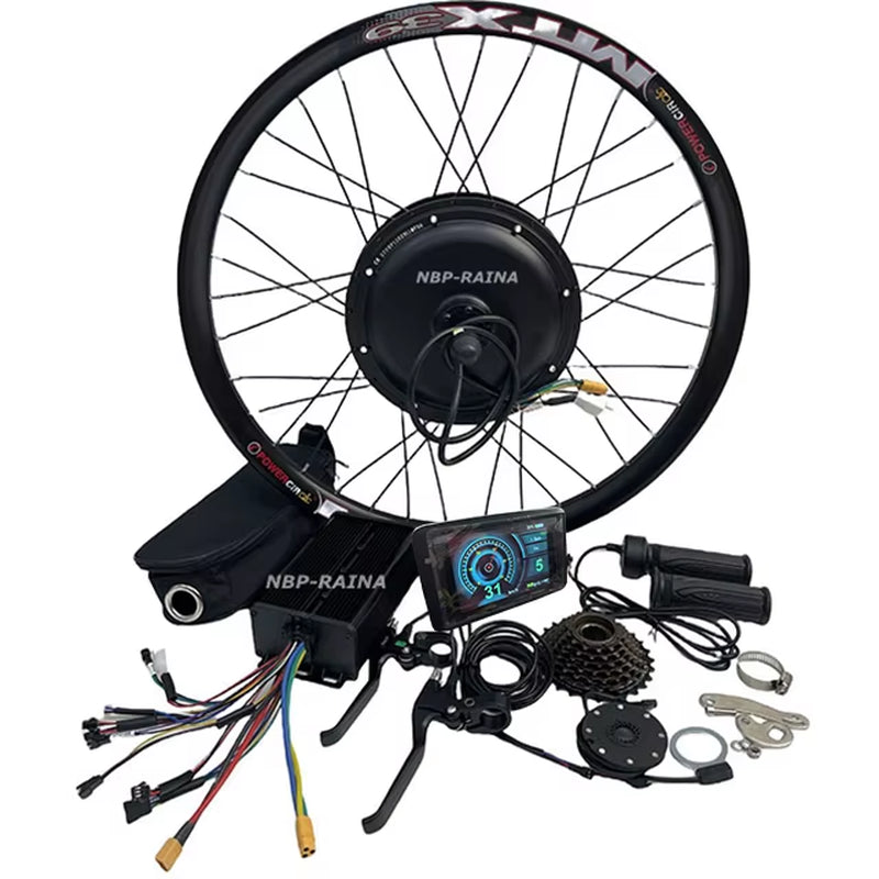 48/52/60/72V2000W 45A Sine Wave Controller UKC1/SW900 Ebike Bike Bicycle Hub Motor 135Mm Part Conversion Kit 26"27.5"29" MTX39