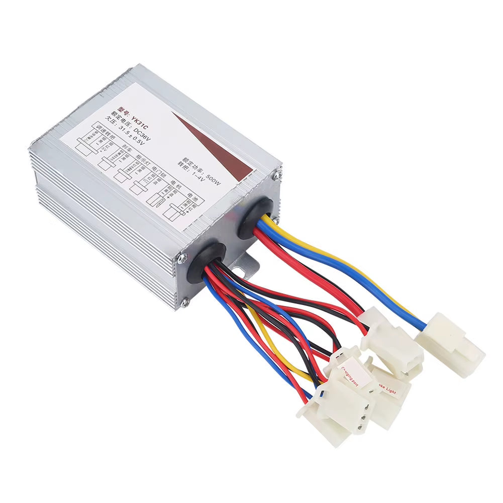 36V 500W Electric Bike Brushed Controller Electric Bike Motor Controller Box Upgrade Accessory