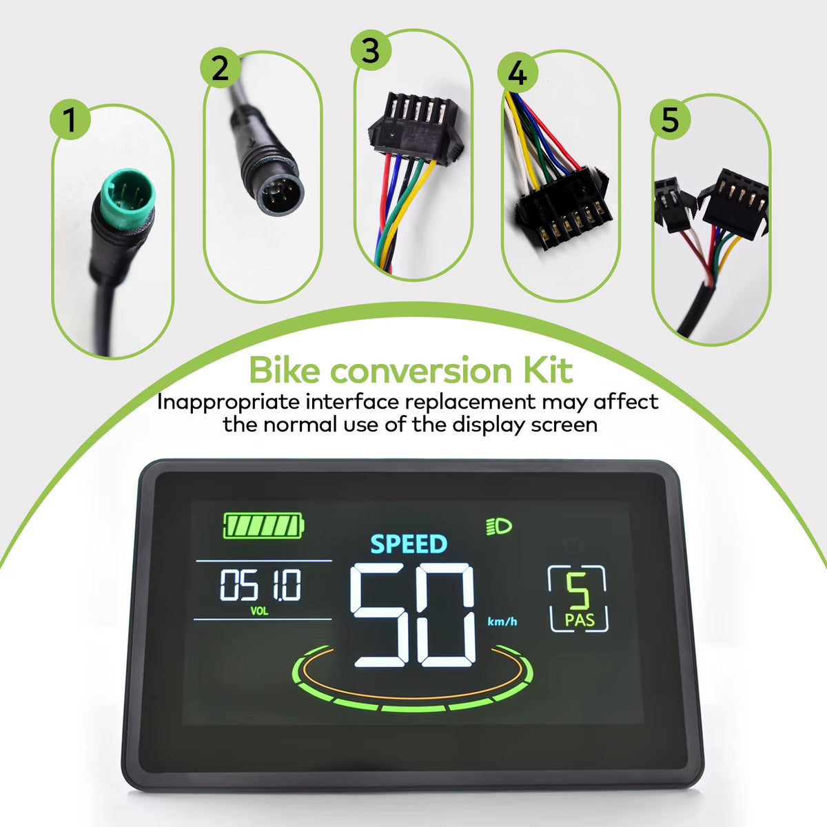 H6C Bicycle Computer Large Screen Led Cycling Computer Odometer Accurate Waterproof Bicycle Speedometer E Bike Accessories