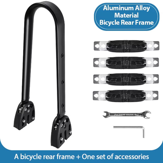 Waterproof Bicycle Front Fork Bag Portable Bike Bag Bikepacking Luggage Bag Bicycle Rear Shelf Bicycle Luggage Carrier