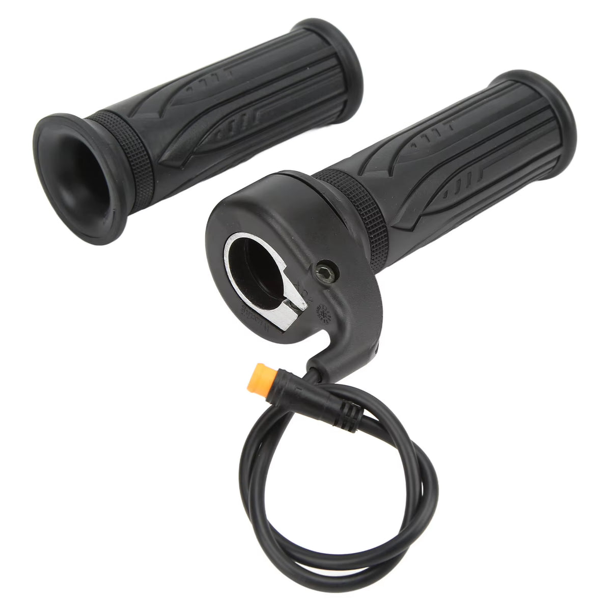 Electric Bike Throttle with 3 Pin Waterproof Connector 20X Scooter Speed Throttle Handle 12V to 72V for 22.2Mm Handlebar