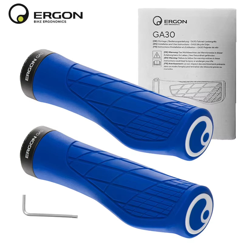 Ergon GA3 L Size Ergonomic All-Mountain Bike Grips Comfort & Wrist Support for MTB Non-Slip Mountain Road Bike Handle Accessorie