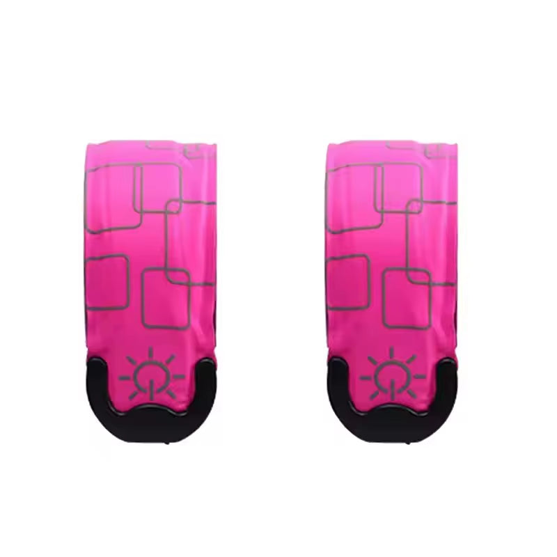 Outdoor Night Running Armband USB Rechargeable LED Light Sports Safety Belt Arm Leg Warning Wristband Cycling Bike Bicycle Light