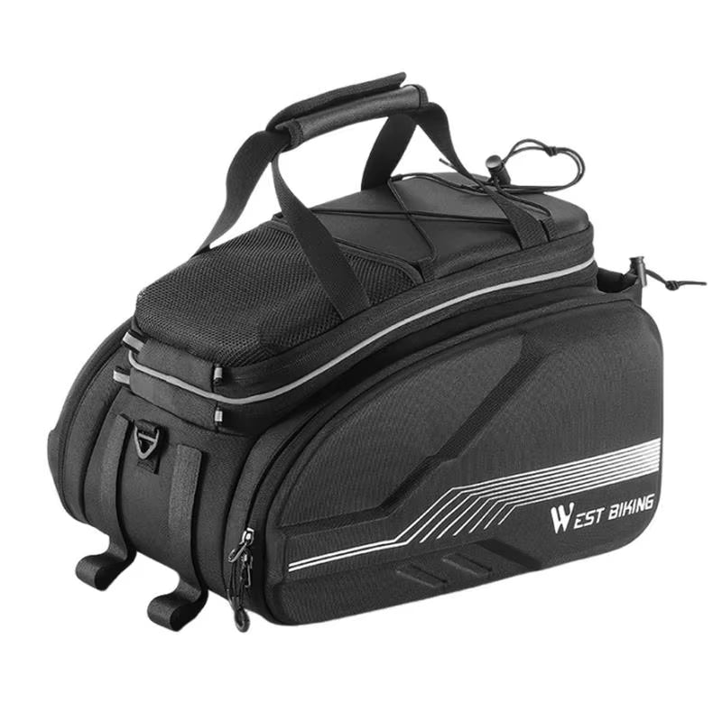 Bicycle Panniers Bikes Bags for Adult Bicycle Hard Shell Bicycle Saddle Bag Ebike Accessories Luggage Trunk Panniers Reflective