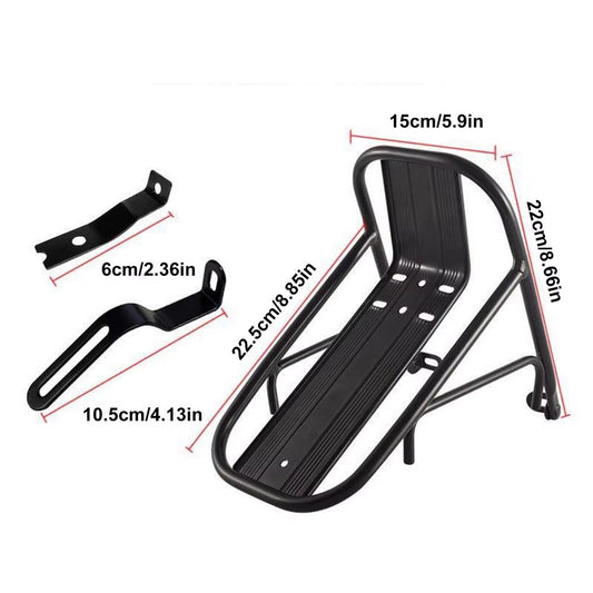 Cycle Front Luggage Racks, Stable Fixing Bracket for Mountain Bikes and Road Bikes