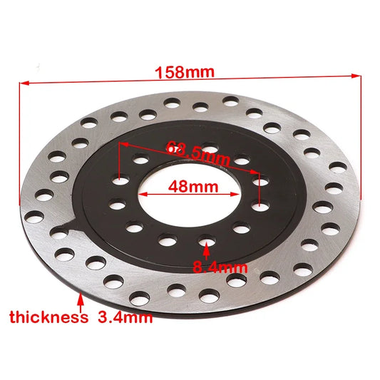 1Pc Disc Brake Rotor 160Mm for Electric Bike Scooter Electric Bike Moped GY6 Scooter DR20 Bicycle Accessories Thickened Rotor