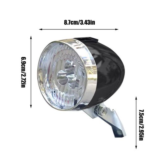Bikes Front Light 3 Led Bulbs Front Lighting Riding Equipment Rechargeable Bikes Lights for Riding at Night Retro Classic Bikes