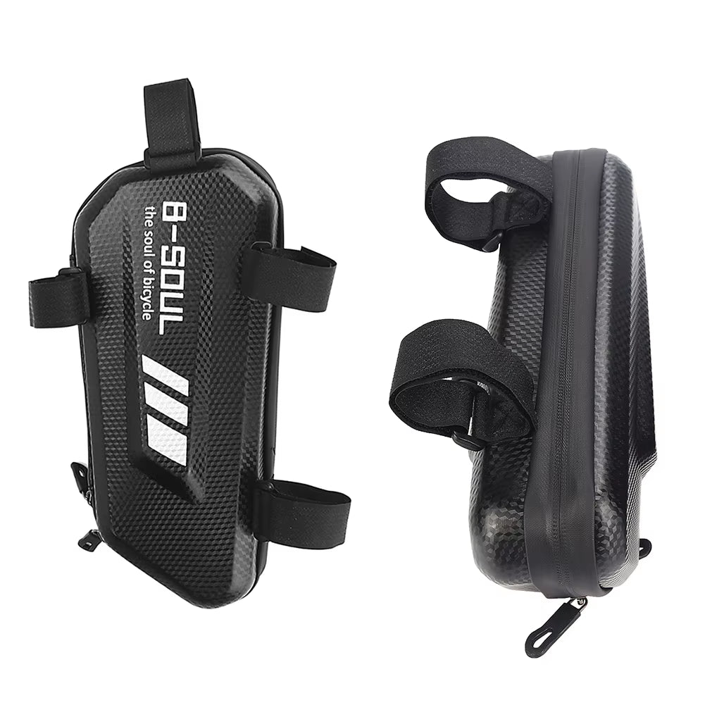 Motorcycle Side Bags Waterproof EVA Hard Shell Electric Bike Hanging Bag Mountain Bike Triangle Pouch Bag Motorcycle Saddle Bag