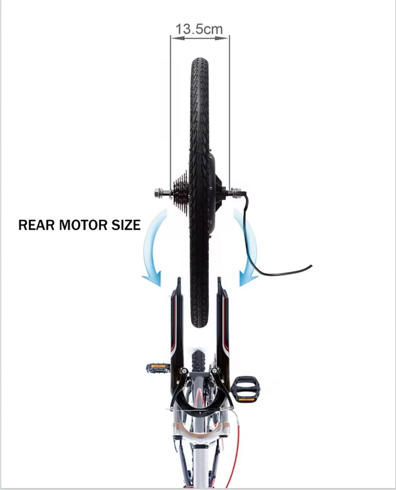 Electric Bike Bicycle Kit 48V 1000W Electric Bike Conversion Kit Ebike Conversion Kit