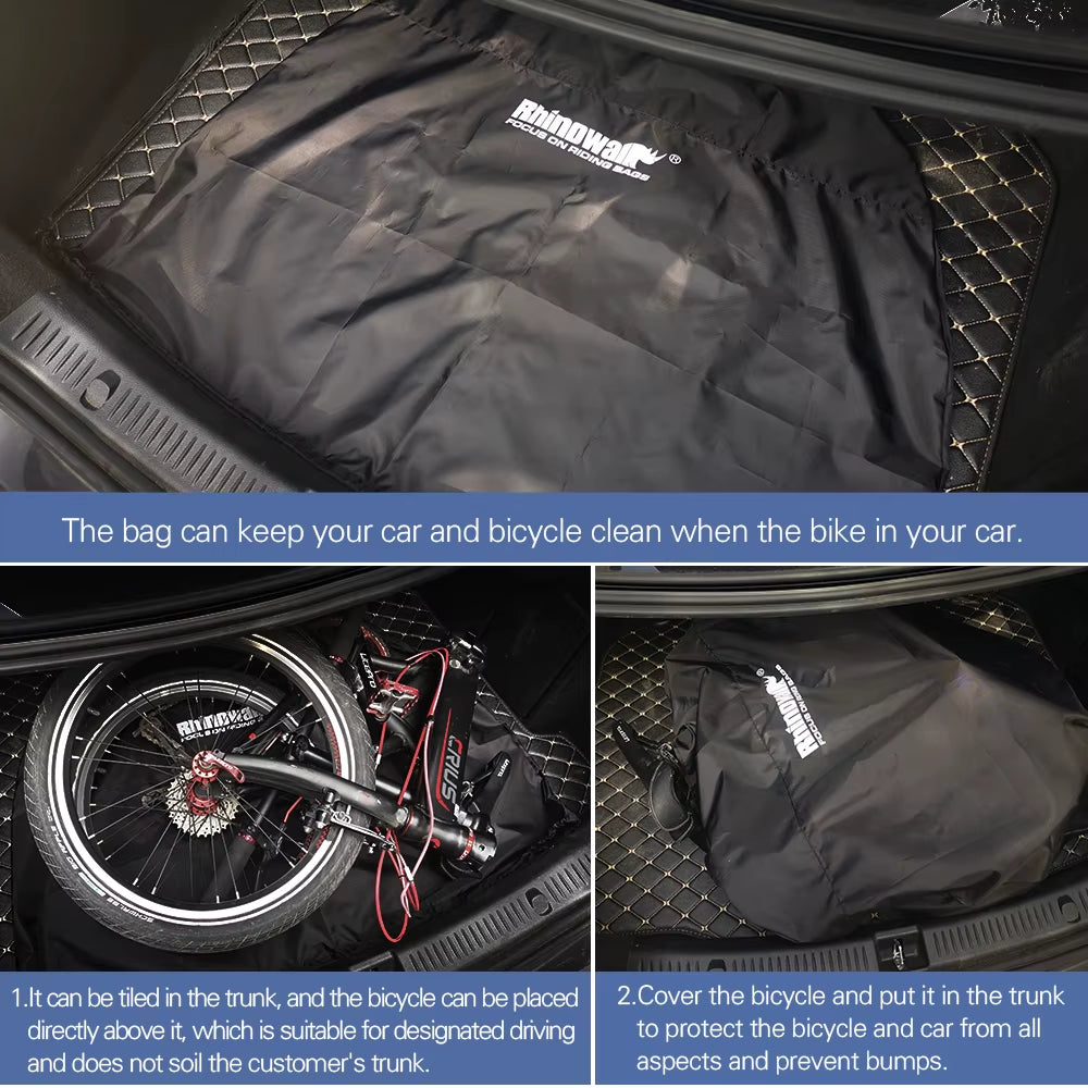 16-22 Inch Bike Cover Rainproof Lightweight Folding Bike Storage Bag Portable Bicycle Carry Bag Bicycle Accessory