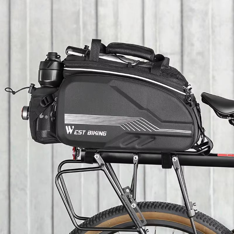 Bicycle Panniers Bikes Bags for Adult Bicycle Hard Shell Bicycle Saddle Bag Ebike Accessories Luggage Trunk Panniers Reflective
