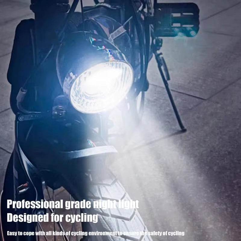 Bikes Front Light 3 Led Bulbs Front Lighting Riding Equipment Rechargeable Bikes Lights for Riding at Night Retro Classic Bikes