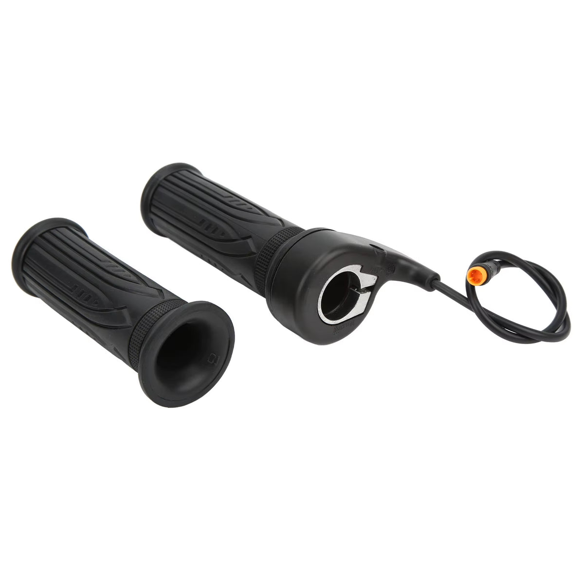 Electric Bike Throttle with 3 Pin Waterproof Connector 20X Scooter Speed Throttle Handle 12V to 72V for 22.2Mm Handlebar