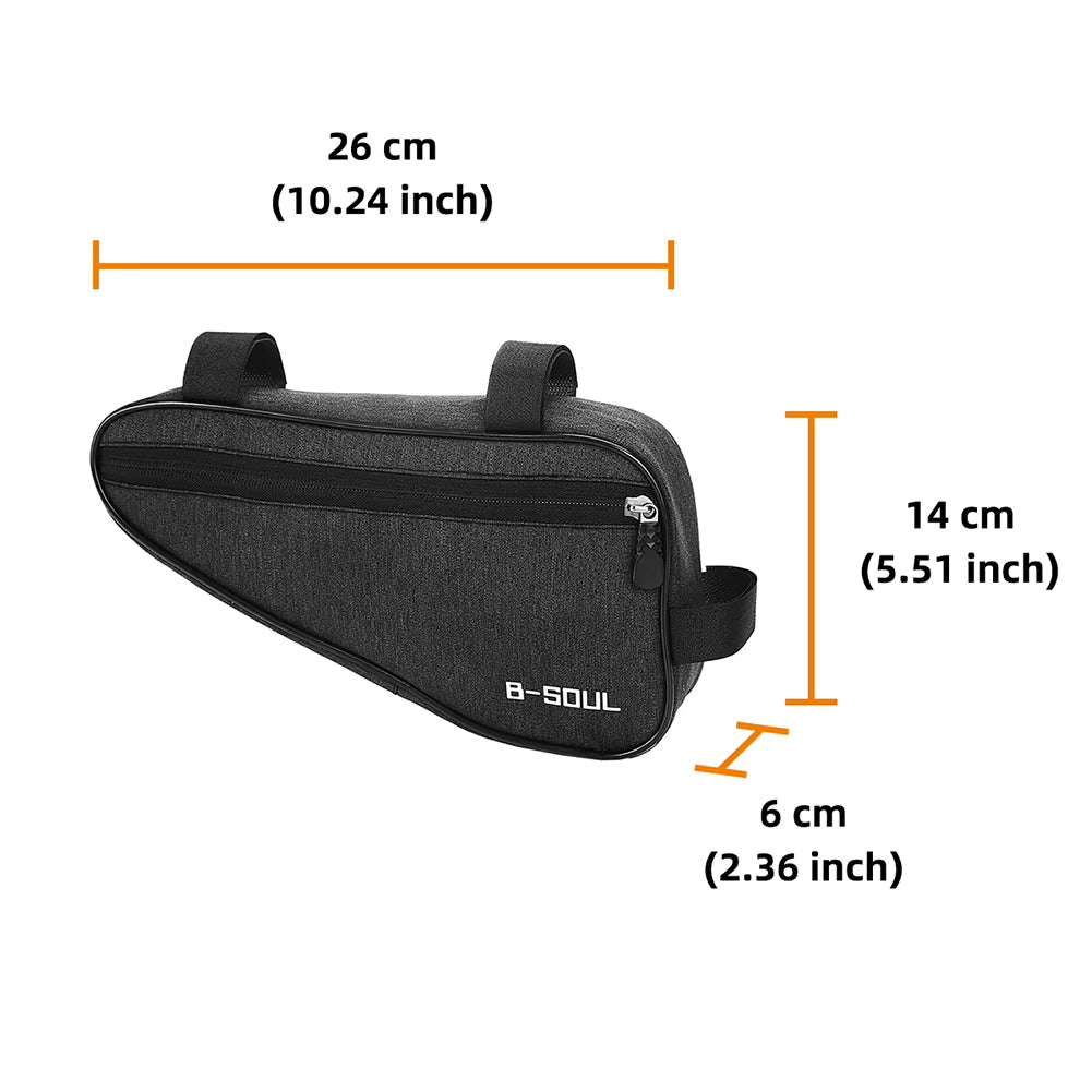 Motorcycle Side Bags Waterproof EVA Hard Shell Electric Bike Hanging Bag Mountain Bike Triangle Pouch Bag Motorcycle Saddle Bag