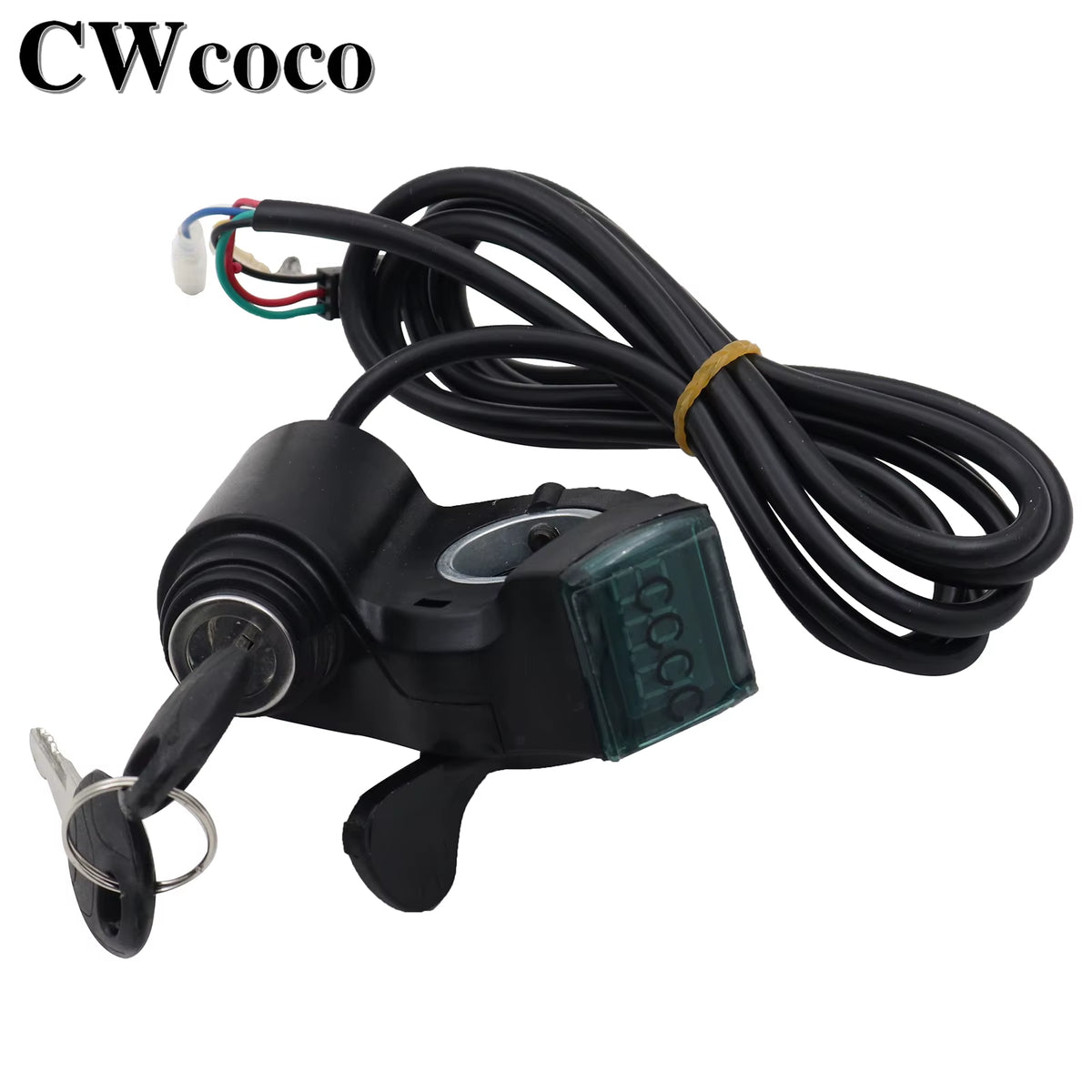 E-Bike Thumb Throttle Lcd Display Speed Regulator Handlebar Grips for Switch Electric Bike Scooter Tricycle Motorbike Refitting